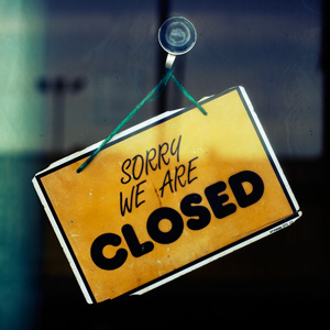 sorry we are closed