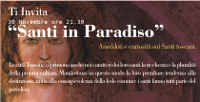locandina iniziativa "Santi in paradiso"